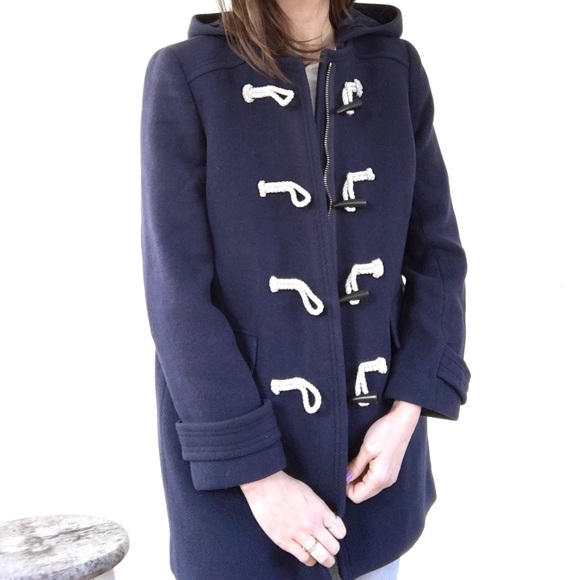 J. Crew 2007 Italian Stadium-cloth Wool Coat - Picture 8 of 9